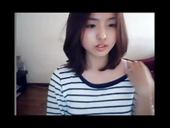 sừng rôm rả Hàn Quốc đang chơi webcam